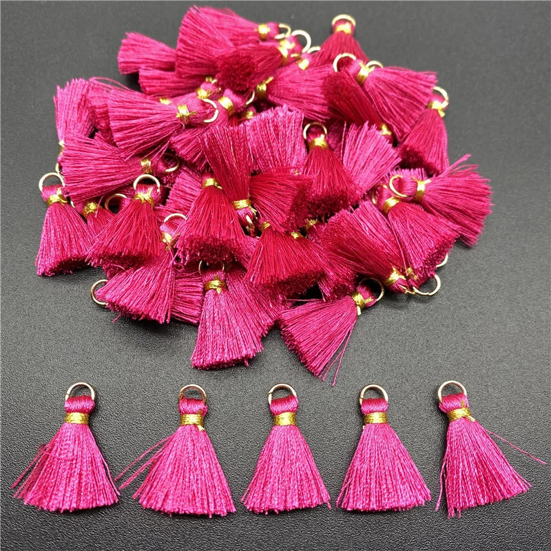Description Picture 6 of item10pcs Polyester Trim Fringe Tassel Sewing Curtains Accessories DIY Keychain Cellphone Straps Pendant Tassels For jewelry Making