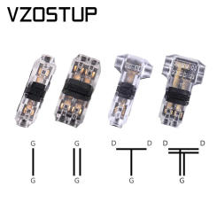 5pcs T/I AWG18-22 300V 10A Quick Splice Scotch Lock Wire Connector Terminals Block for LED Strip Car Electrical Wiring Cable