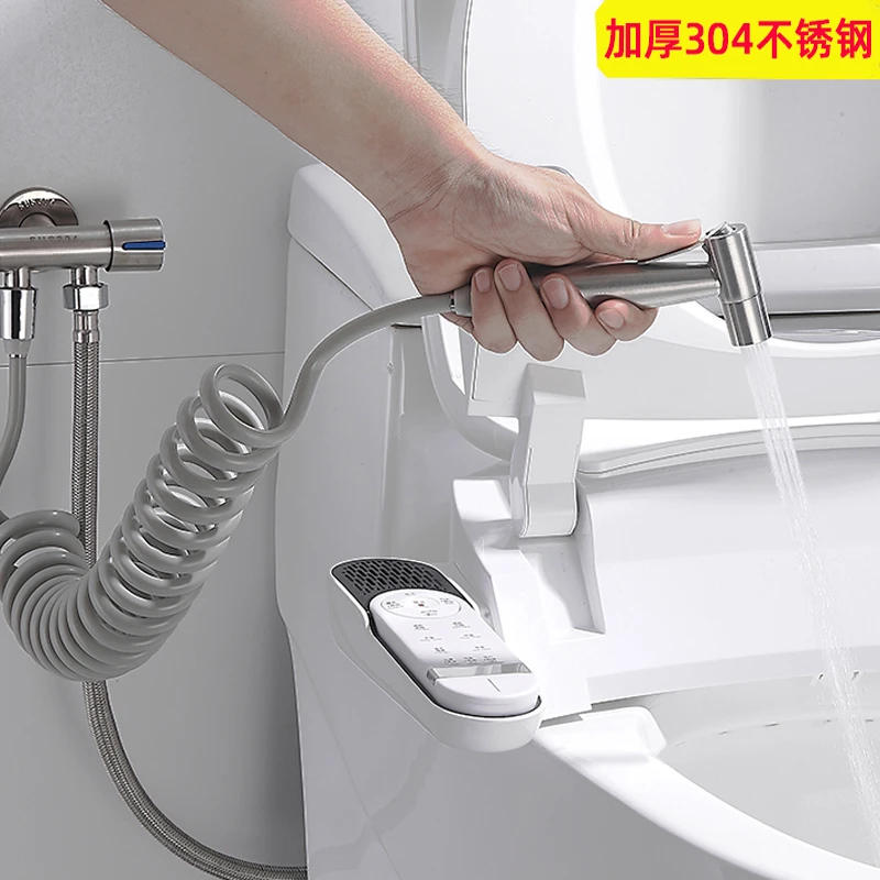 Description Picture 3 of itemHandheld Bidet Sprayer Set 304 Stainless Steel Spray Gun Shower Handheld Toilet Bidet Faucet Sprayer Shower Nozzle Self Cleaning