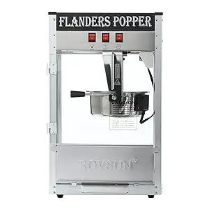 Description Picture 5 of itemPopcorn Machine with 8 Ounce Kettle Makes Up to 32 Cups, Commercial Popcorn Machine Countertop Popcorn Maker w/Stainless