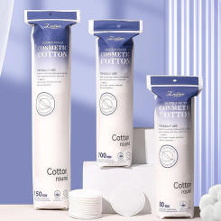 80/100/150Pcs Cotton Pads Disposable for Facial Make Up Nail Polish Remover Round Soft Face Cleansing Remover Makeup Tools