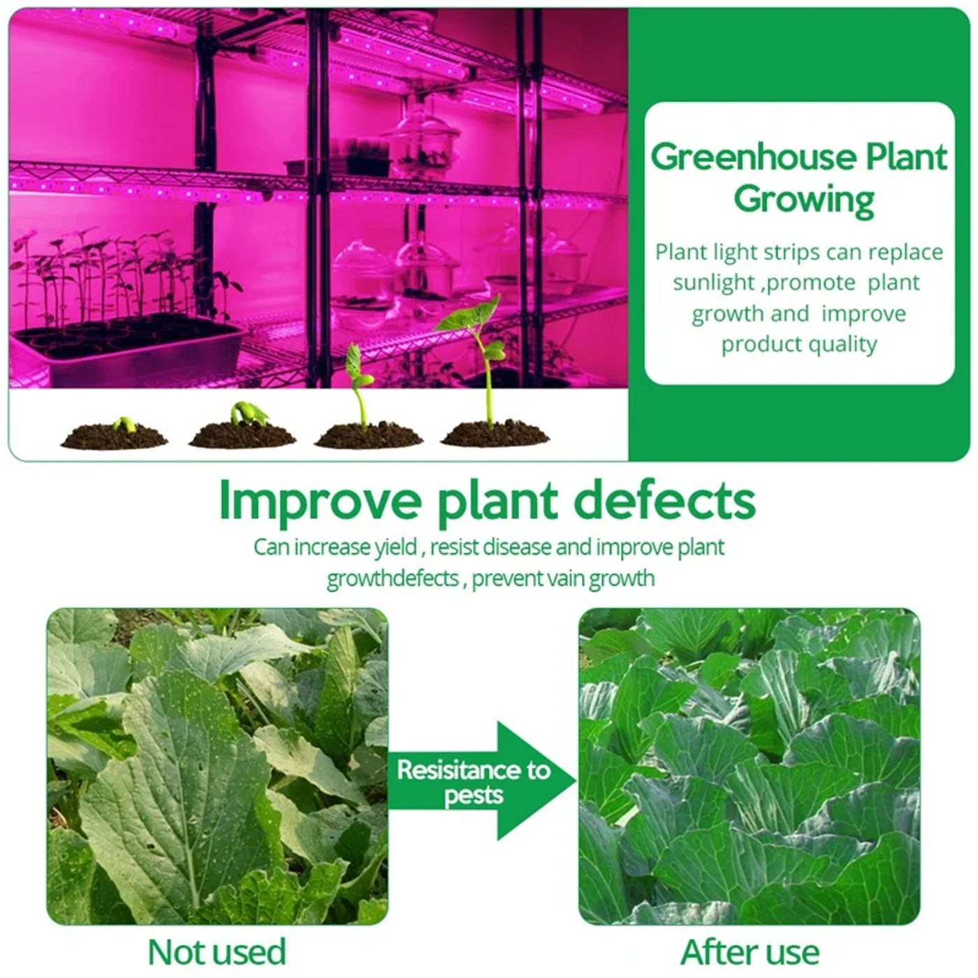 Description Picture 5 of itemLED Grow Light Full Spectrum 5V USB Grow Light Strip 2835 LED Phyto Lamps For Plants Greenhouse Hydroponic Growing