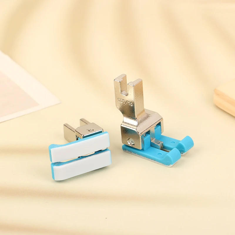 Description Picture 6 of item1Pc CD1/32'' 1/16'' Industrial Sewing Machine Plastic Double Compensating Presser Foot Lockstitch Sewing Machine Standard Foot