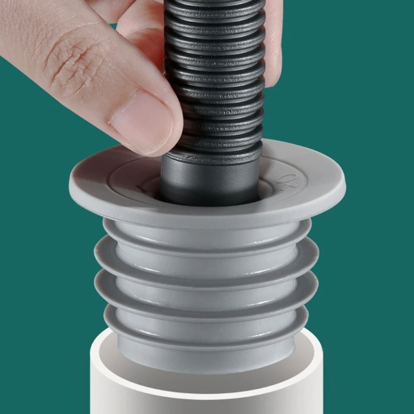 Description Picture 5 of itemY1UB Lengthen Sewer Pipe Deodorant Silicone Seal Ring Washing Machine Sink Drain