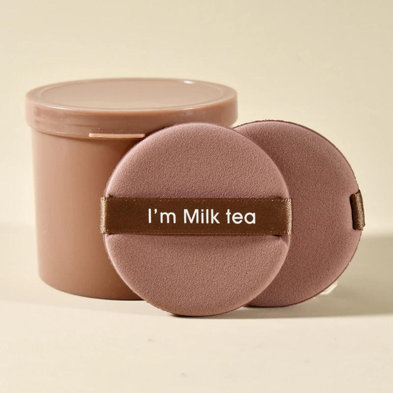 Description Picture 4 of item7pcs Strawberry Cosmetic Puff Set Water Drop Round Double Side Women Soft Face Makeup Sponge Beauty Make Up Washable Powder Tool