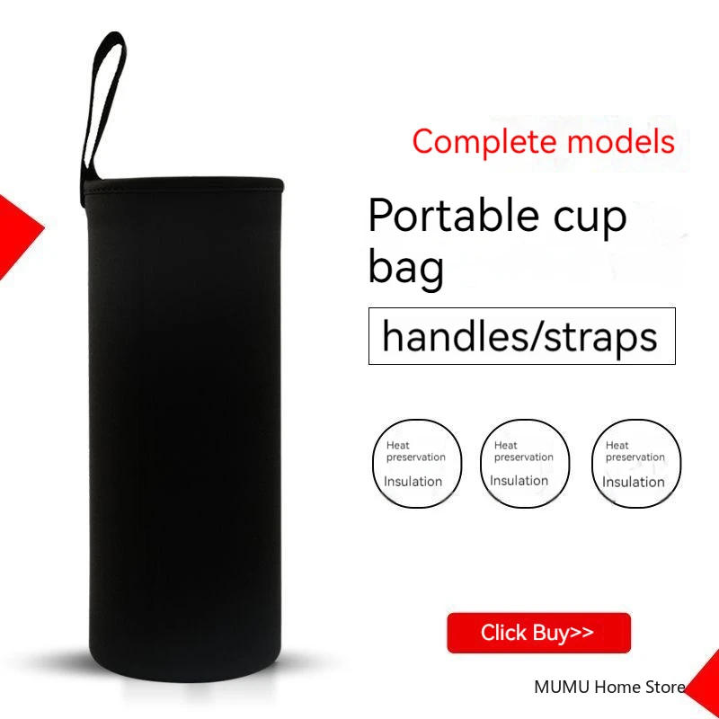 Description Picture 6 of item750ML/1000ML/1500ML Insulated Cup Sleeve Case Travel Water Bottle Covers Protector Storage Bag Thermos Cover For Mug Bottle Cup