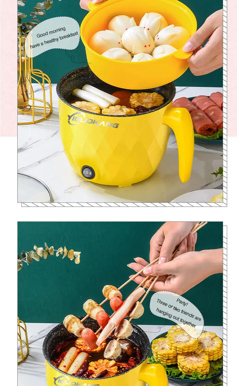 Description Picture 6 of itemMultifunctional Electric Rice Cooker Mini Non-stick Cookware Multicooker for Home Kitchen Appliances Electric Cooker