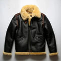 Thick Natural Sheepskin Fur Coat Men's Winter Jacket 2024 New Short Flying Suit B6 Horseskin Patchwork Genuine Leather Jackets