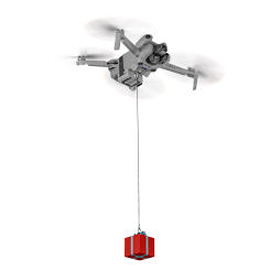 Airdrop System 12KM for DJI Mini 4 Pro Drone Accessories Thrower Payload Dropper Transport Device Wedding For DJI Mini 3 Pro