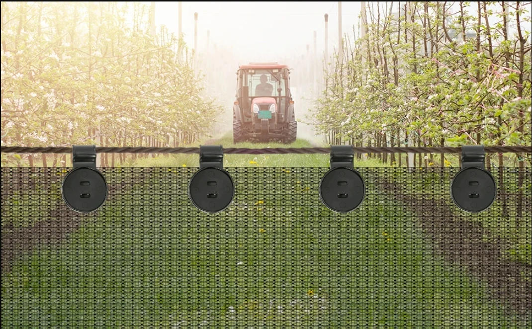 Description Picture 4 of item10-200pcs Shade Cloth Clips Shade Fabric Clamps Net Mesh Cover Sunblock Fabric In Garden Backyard Greenhouse Grommets  accessory