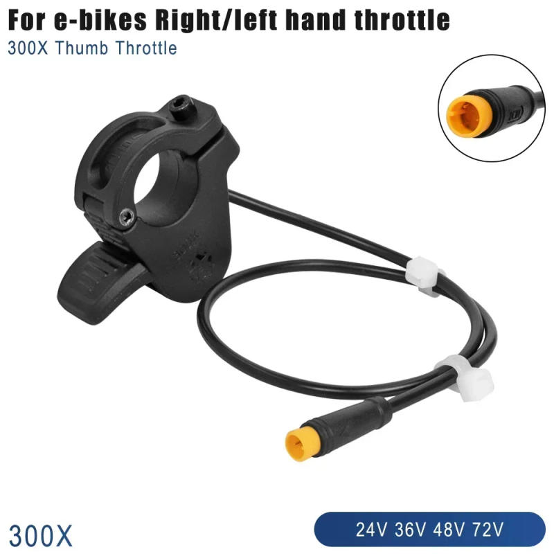 Description Picture 2 of itemElectric Bicycle Thumb Throttle 300X Speed Control Finger Throttle 24V 36V 48V 72V Right/Left Sides for E-Bicycle Accelerator
