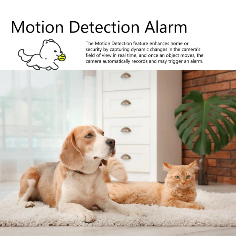 Description Picture 4 of item4K Alarm Clock Mini Camera Wireless Charger and Display Temperature Motion Detection Surveillance Loop Recording Remote Viewing