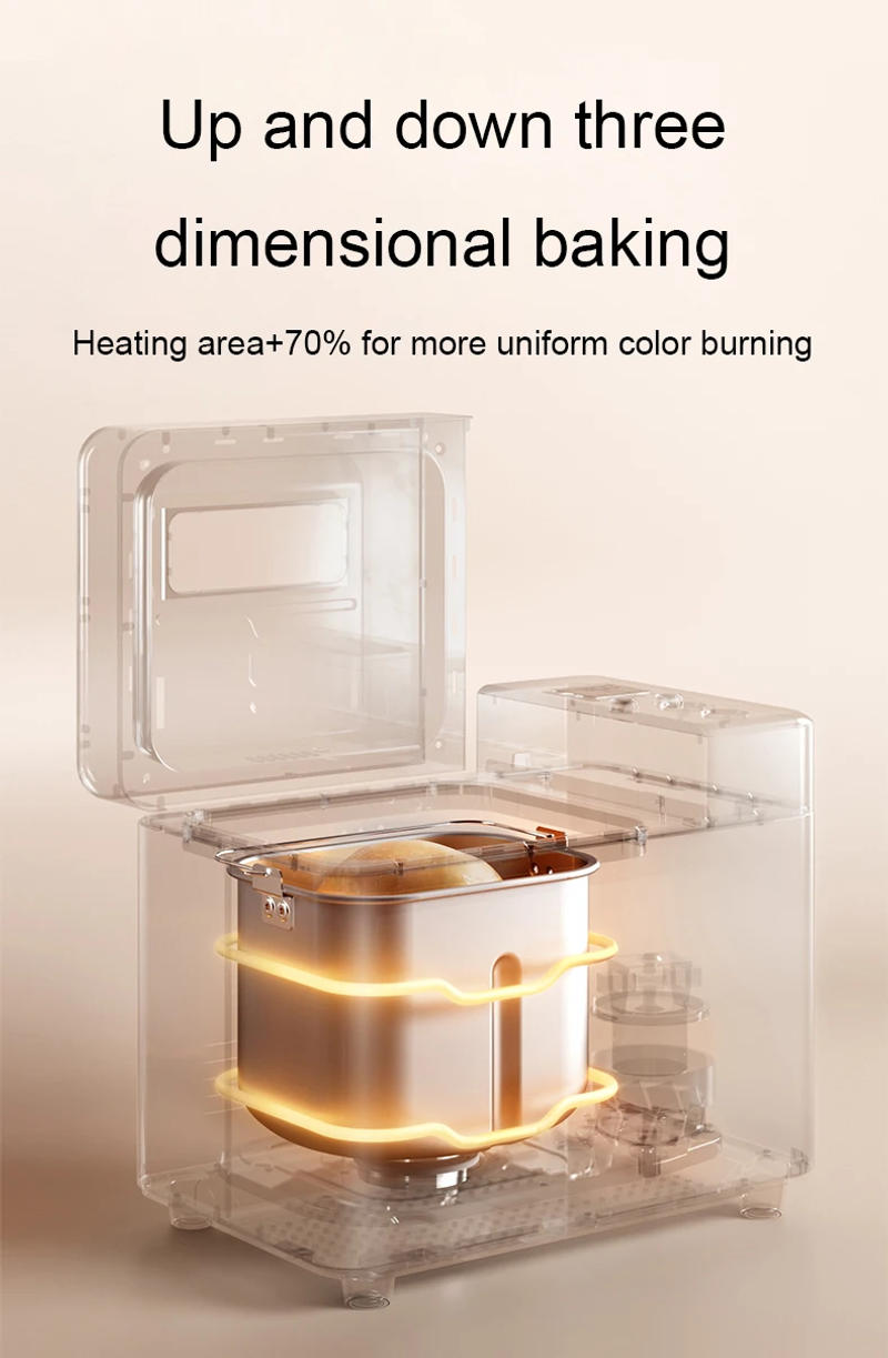 Description Picture 6 of itemMultifunctional Automatic Feeding Fruit Cake Bread Baking Machine Timer Electric Yogurt Ice Cream Maker Toaster Fermenter 1000g