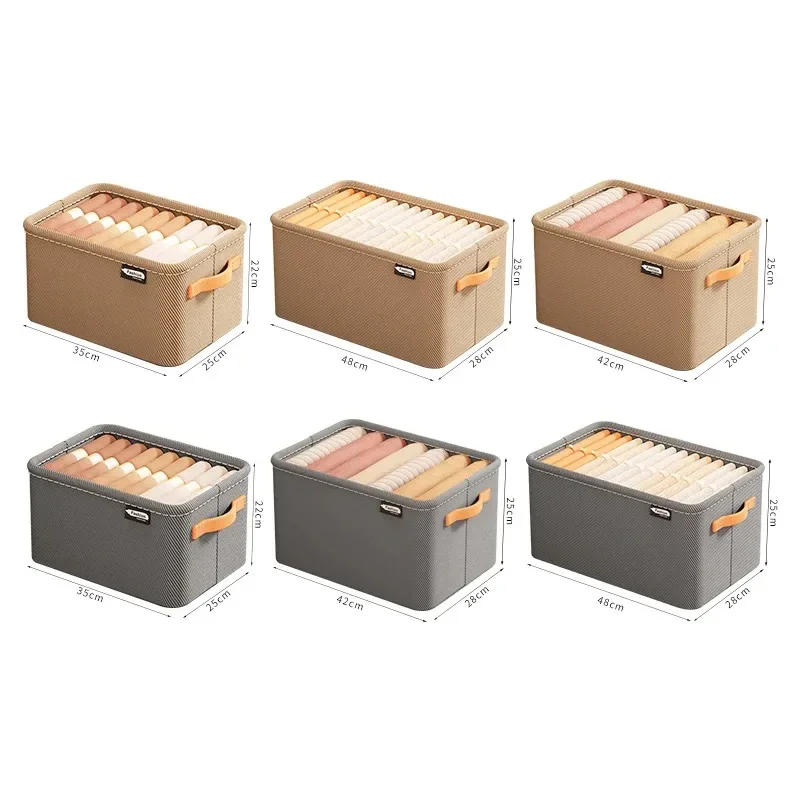 Description Picture 2 of itemThicken Clothes Organizer Pants Sweater Storage Cabinets Drawers Organizer Jeans Storage Box Wardrobe Clothes Storage Organizers