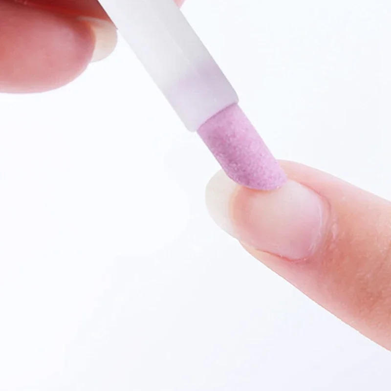 Description Picture 5 of item1/5PC Nails Art Quartz Grinding Pen Nail Cuticle Scissors Dead Skin Remover UV Gel Polish Manicure Stick Files Accessories Tools