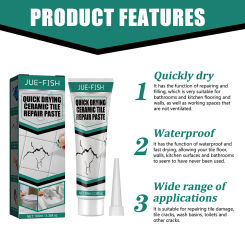 Practical Wall Repair Cream Environmentally Universal Floor Tile Repair Cream Quick-Drying Adhesive Set for Floor Wall Tile