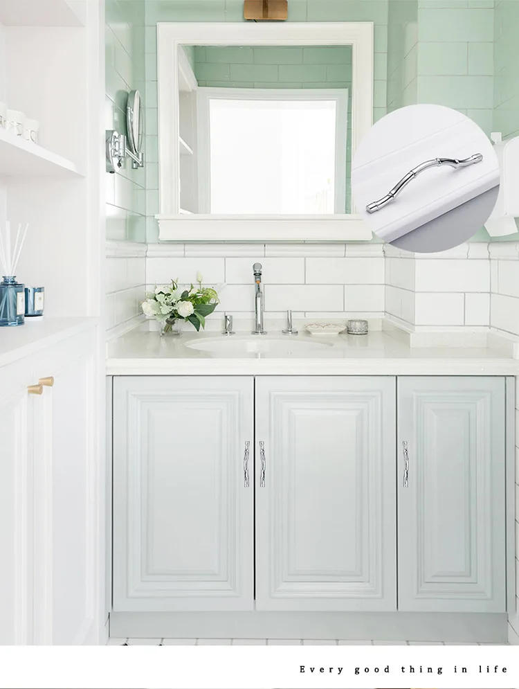 Description Picture 4 of itemBedroom Bedside Table Cabinet Wardrobe Handles Multi Colour Zinc Alloy Bamboo Joint Handles Cabinet Pulls Hardware