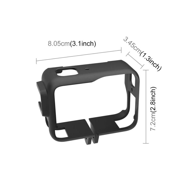 Description Picture 6 of itemPULUZ Plastic Protective Frame For Insta360 Ace Pro Action Camera Expansion Adapter Cage with Cold Shoe Base