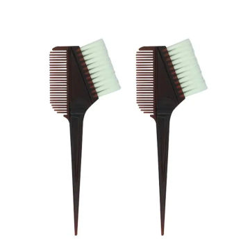 3 Pcs Coffee Hair Coloring Kit DIY Dye Bowl Comb Brush Tool for Barber Hairdresser