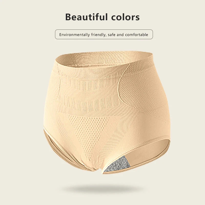 Description Picture 5 of item4PCS/SET High Waist Belly Panty Women Shaping Panties Breathable Body Shapers Slimming Tummy Underwear Control Shapewear