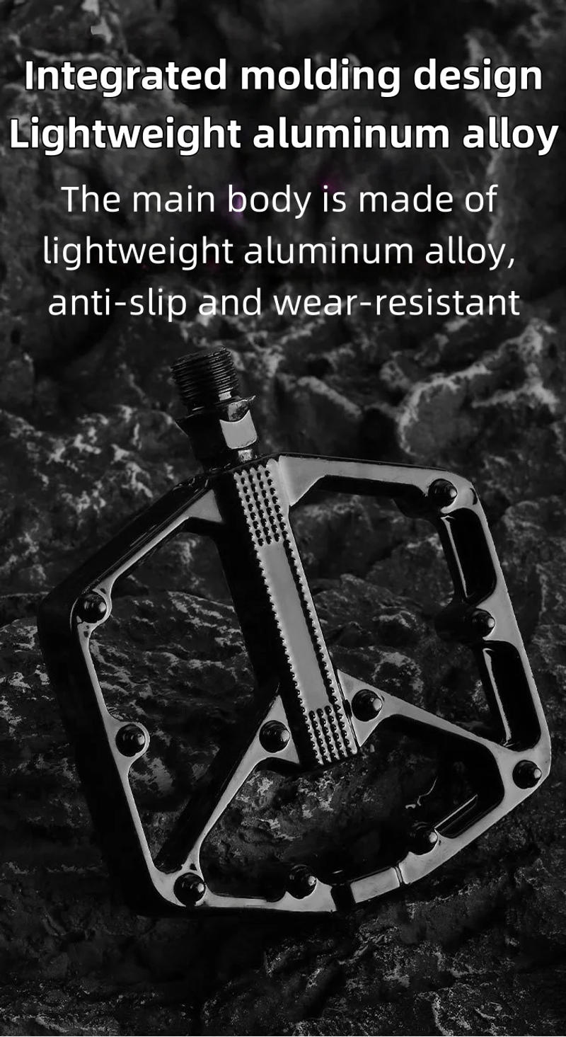 Description Picture 5 of itemWidened lightweight anti-slip bicycle pedals, dual-bearing riding platform pedals, accessories for road and mountain bikes