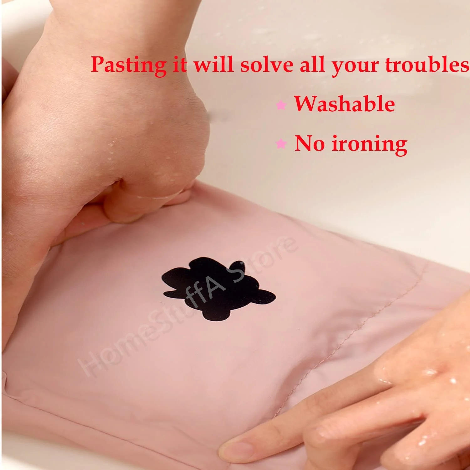Description Picture 5 of itemDiy Self-Adhesive Patches Repair Sticker Design Refurbishing Washable Patch Stickers for Down Jackets Pants Raincoat Cloth Tent