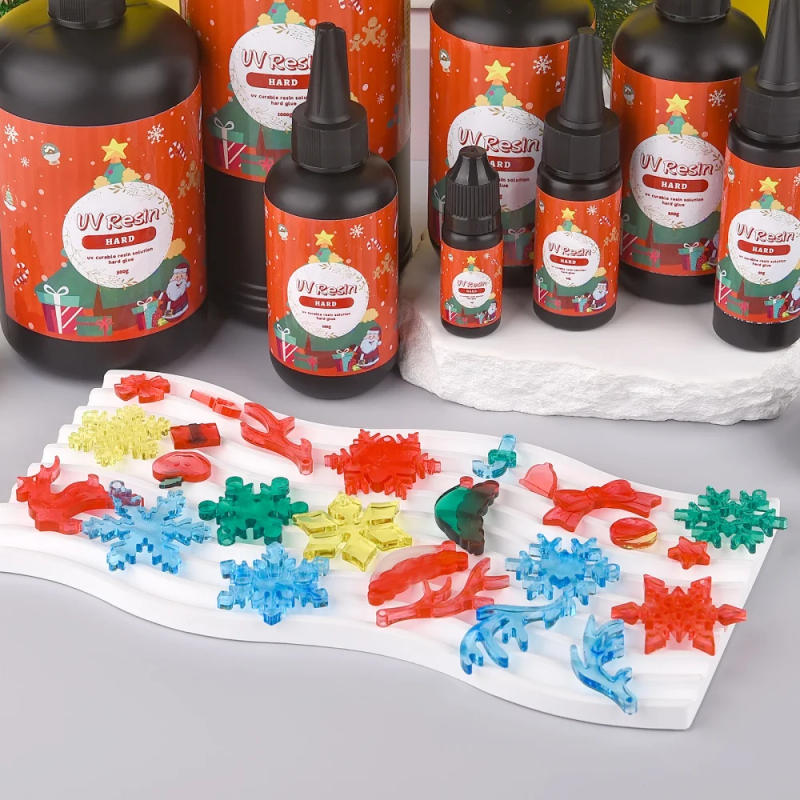 Description Picture 6 of itemUV Resin Glue Christmas Resin Jewelry Making Supplies Transparent Epoxy Resin UV Glue Ultraviolet Curing Quick Drying Adhesive