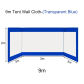 9m Transparent Blue