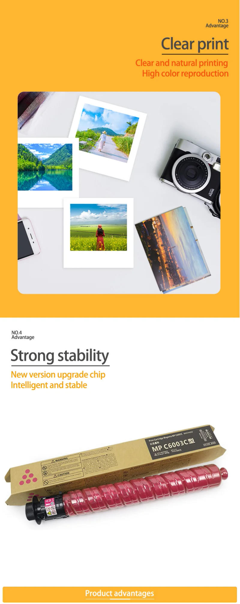 Description Picture 5 of itemBig Capacity NEW MPC6003 Toner Cartridge For Ricoh MPC 4503 4504 5503 5504 6003 6004 JapanMP C4503 C4504 C5503 C5504 C6003 C6004