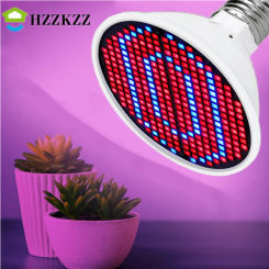 HZZKZZ E27 220V LED grow light Hydroponic Growth Light Led Grow Bulb Full Spectrum  UV Lamp Plant Flower Seedling High quality