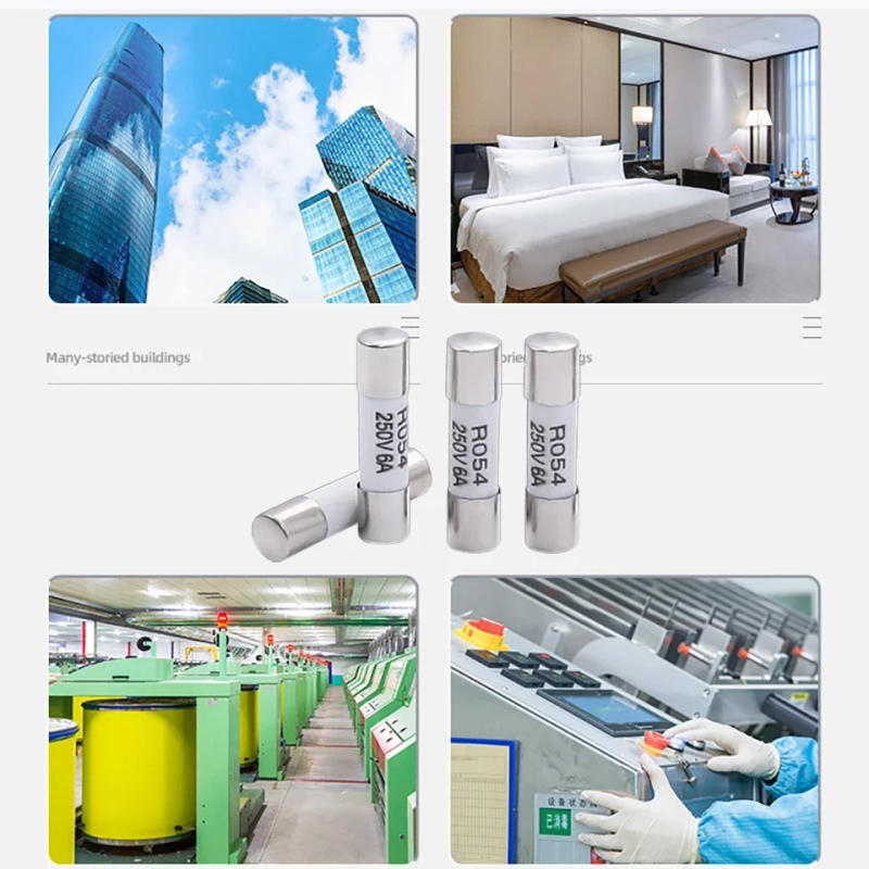 Description Picture 5 of item10PCS 5*20 6*30 Ceramic Fuse 250V 0.5A 1A 2A 3A 4A 5A 6A 7A 8A 10A 13A 15A 20A 30A 16A AMP Fast Blow Tube Fuses 5x25mm 6x25mm