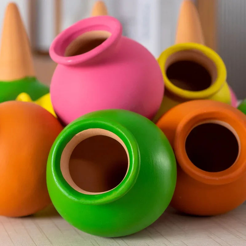 Description Picture 4 of item4pcs Random Ceramic Potted Dropper Device Water Seeper Self Watering Automatic Drip Irrigation System Portable Pot Culture Suppl