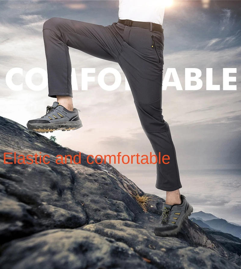 Description Picture 5 of itemCharge pants for men, plush insulation for autumn and winter, oversized outdoor sports, waterproof hiking clothes for women