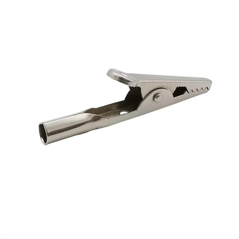 Description Picture 2 of item20Pcs Silver Tone Metal Alligator Clip Cable Lead Crocodile Clamps 50mm