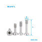 2pcs    M8x35