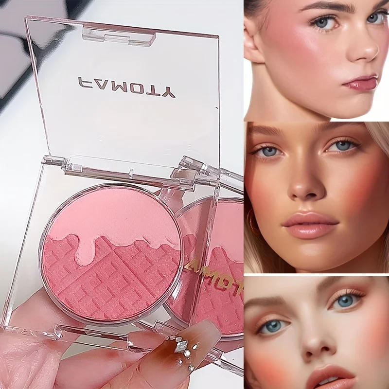 Description Picture 2 of itemMonochrome Blush Palette, Powder Palette Multi-Colored Blush Powder Blushing Rose, Matte, Bold, Lightweight, Blends Easily