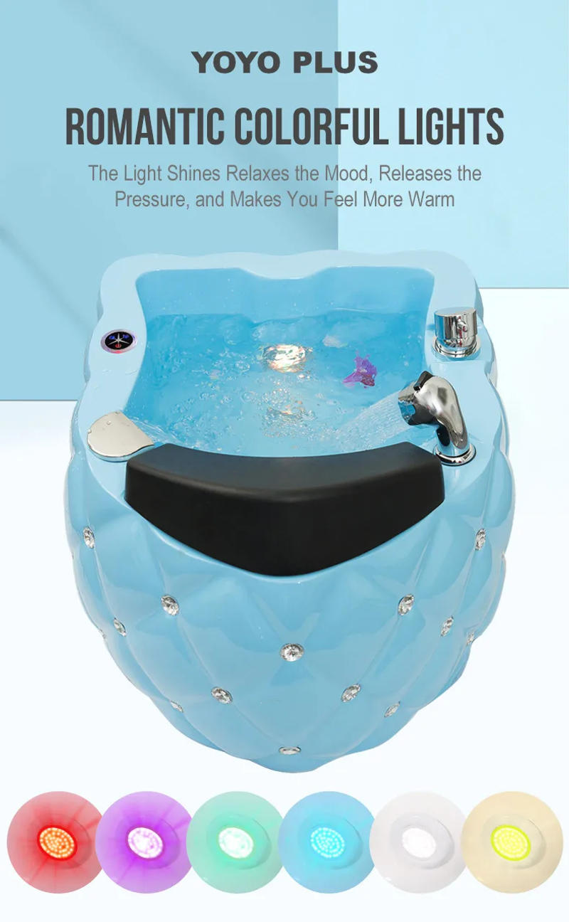 Description Picture 5 of itemSalon Pedicure Chair Basin FootBath Sink Soaking Clean Care Spa Accessories