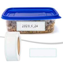 150/300Pcs Food Storage Label Refrigerator Freezer Food Storage White Blank Sticker For Container Tin Bin Bag Bottle Jar