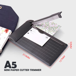 Mini A5 Paper Cutter Trimmer Photo Guillotine Cutting Machine Scrapbook Knife for School Office Stationery Photos Card DIY