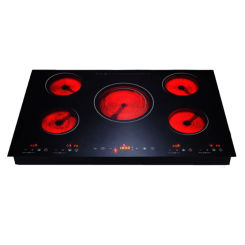 Five-Head Stove High-Fire Frying Constant Temperature Intelligent Touch Desktop Embedded Electric Ceramic Stove Induction Cooker