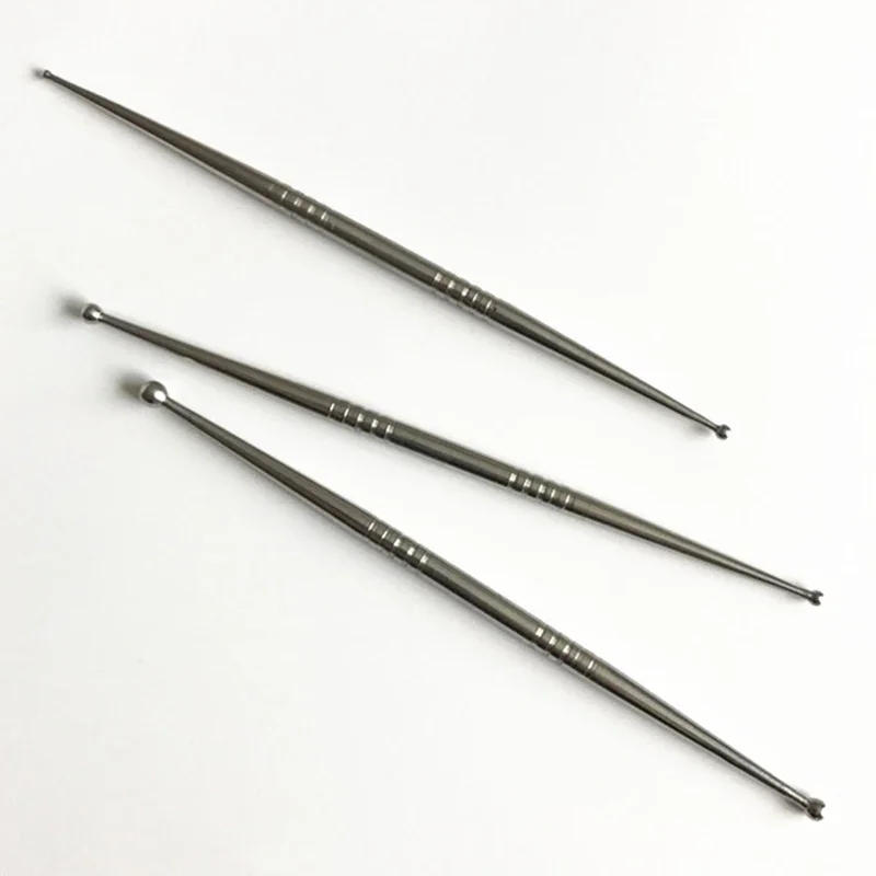 Description Picture 4 of item3Pcs Stainless Steel Double Head Clay Sculpting Tools Set  Pottery Molding Carving DIY Tool