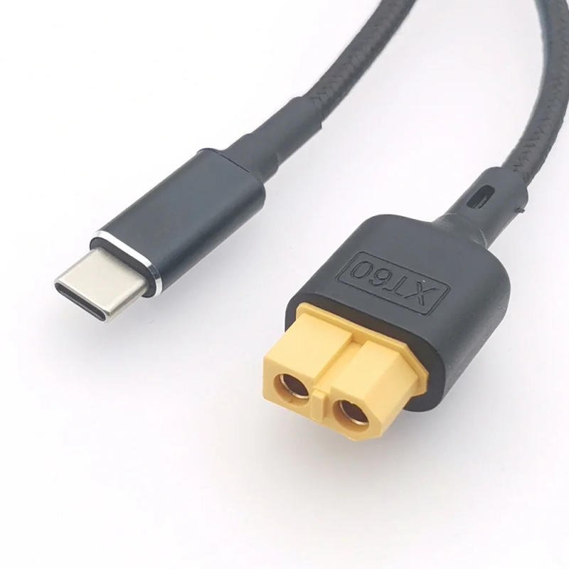 Description Picture 3 of itemXT60 Type-C Adapter USB C Male to XT60 Charging Connector Cable Converter PD2.0 100W 20V 5A Aircraft Model Power Line 50CM/100CM