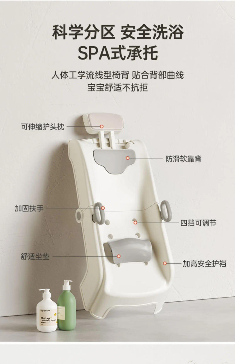 Description Picture 6 of itemErgonomics Adjust Shampoo Chairs Children Hair Wash Lounge Bed Shampoo Chairs Folding Artifact Fotel Fryzjerski Furniture QF50SC