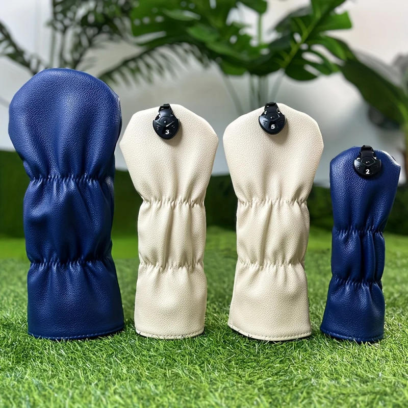 Description Picture 3 of itemLightning skull pattern Golf Club Head Covers For Hybrid Driver Fairway Wood Covers Putter Covers waterproof and durable PU.