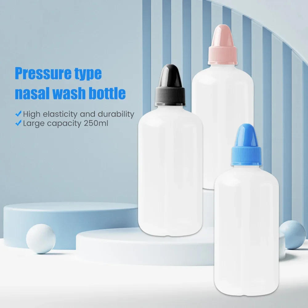 Description Picture 2 of item250ml Nasal Wash Cleaner Nasal irrigator Rinse Bottle Avoid Allergic Rhinitis Treatment Adults Children Neti Pot Health Care