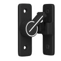 Luminous Barn Door Lock 90 Degree Sliding Barn Door Latch Heavy Duty Right Angle Barn Lock Zinc Alloy for Bathroom Garage Window