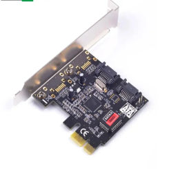 PCIe X1 To 2 Port SATA2.0 3G/bps Raid Controller Card SIL3132 Chipset for Silicon sata Adapter Add on Card chia coin