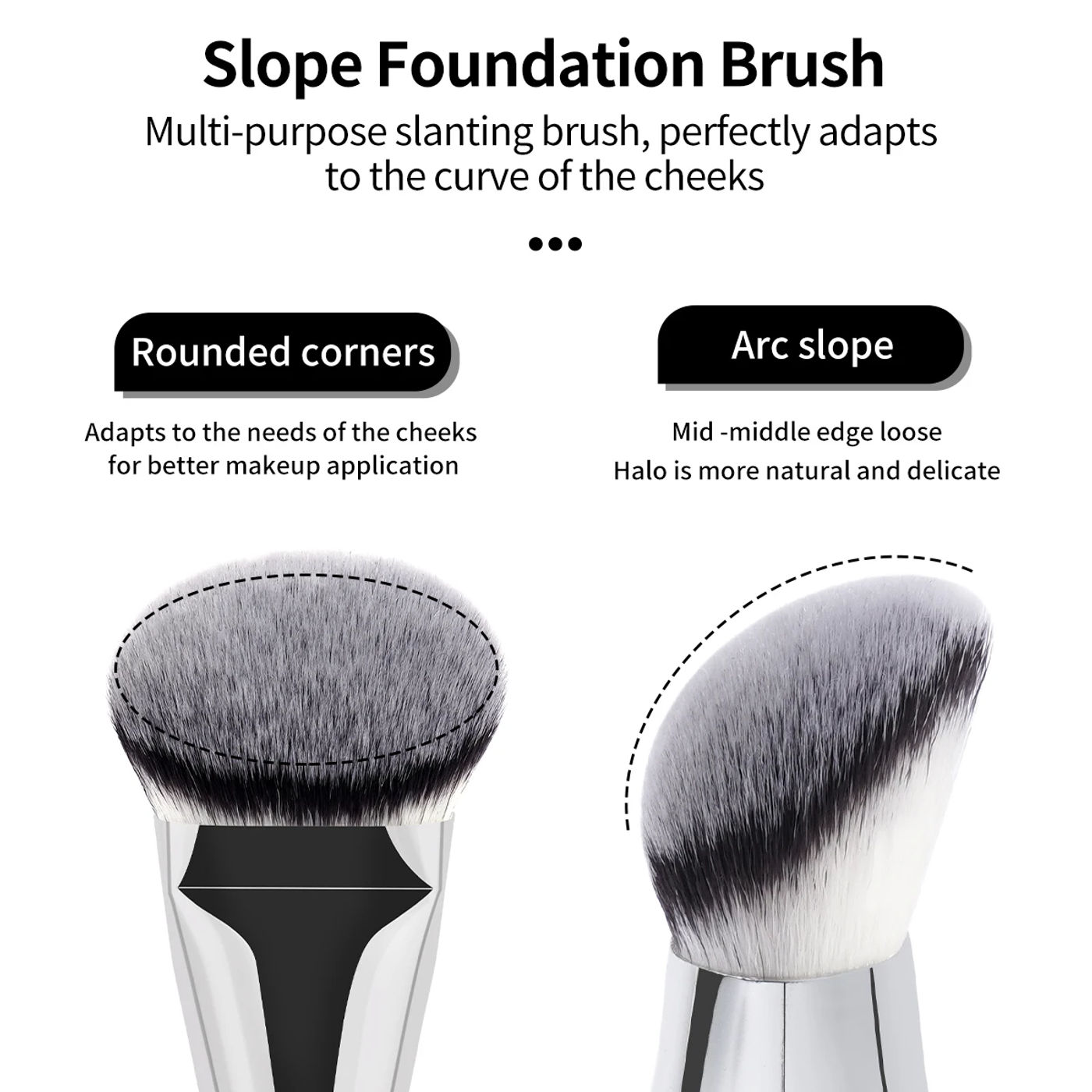 Description Picture 4 of itemMAANGE 17pcs Makeup Brush Set Soft Dense Foundation Concealer for Liquid Cream Blending Detail Eyeshadow Brushes Beauty Tools