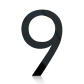 number 9 black