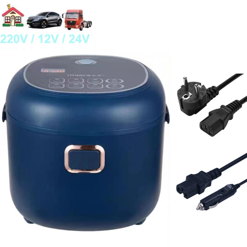 Description Picture 5 of itemBlue Color12V 24V 220V 2L Rice Cooker for Travel in Car or Truck or for Home Use
